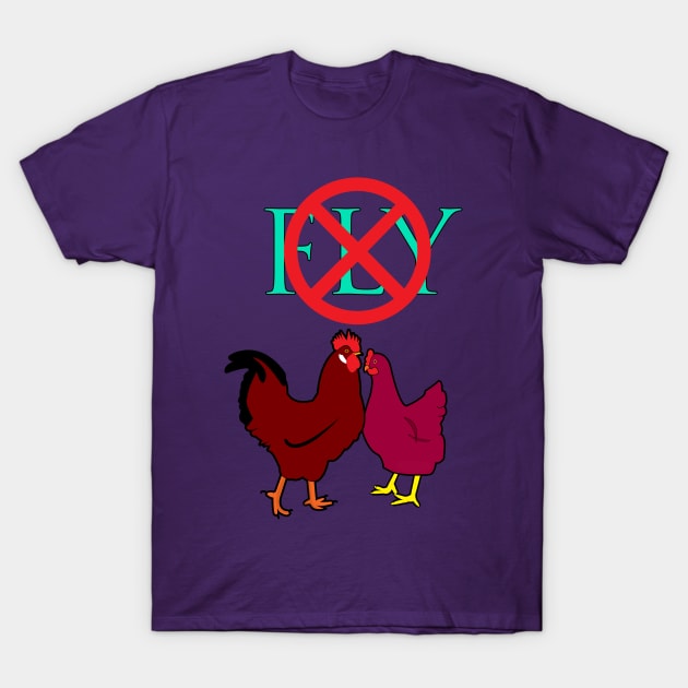 Hen and Rooster T-Shirt by momomoma